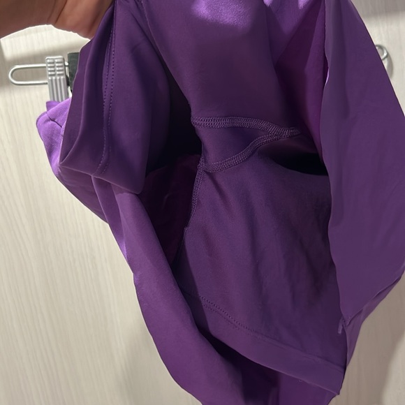 NWT Nike Training Mid rise Purple Tennis Skort tight fit size medium Junior - Picture 5 of 8